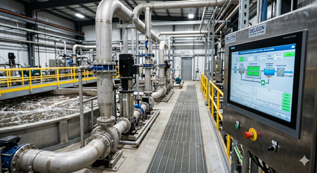 Water and wastewater treatment tanks and piping